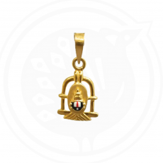 916 Gold Casting Perumal Pendant